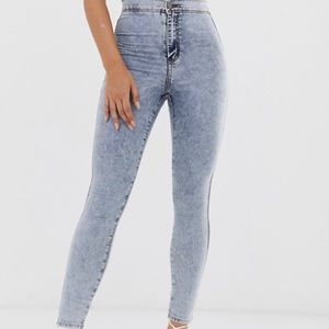 NWT ASOS Rivington High Waisted Jeggings